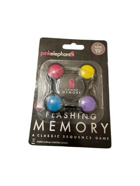 Pink Elephant Flashing Memory Game - Multicolor- new Sealed